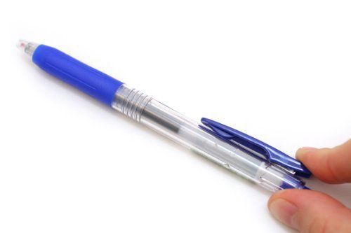 Zebra Sarasa Push Clip Gel Ink Pen 0.4 mm Blue Ink Color