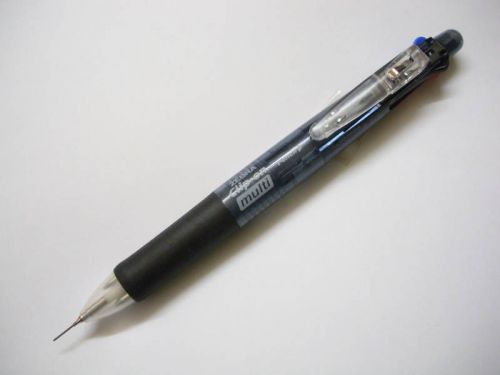 2x Black Zebra Multi-Function 4 color 0.7mm ball pen &amp; 0.5mm pencil free refill