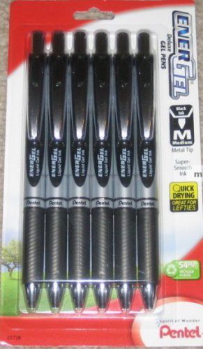 18 energel 0.7mm retractable gel pens black ink for sale