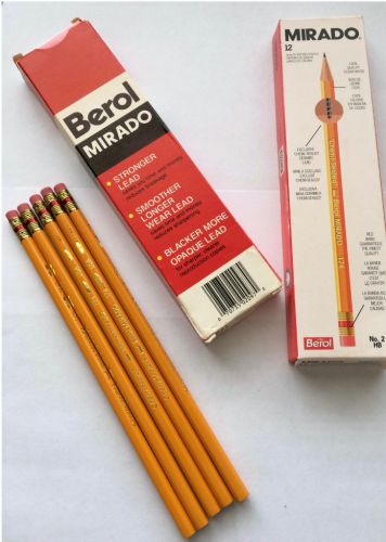 Berol Mirado wood pencils Medium soft 174-2 Writing Pencils