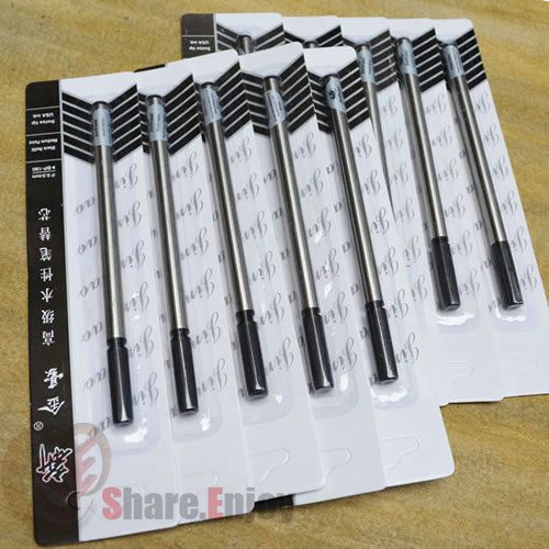 10 PCS JINHAO HIGH QUALITY REFILLS FOR ROLLER BALL PEN 0.5MM POINT