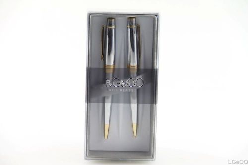 Bill blass dunham bb0221-1 pen and pencil in chrome and gold tone for sale