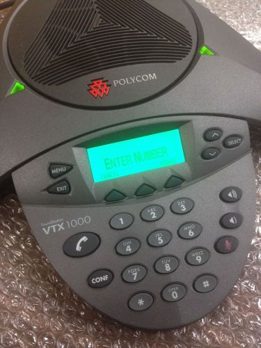 POLYCOM SOUNDSTATION VTX 1000 teleconference phone (2201-07142-601)