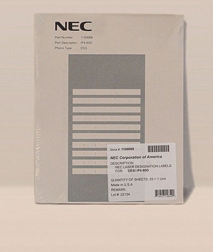 NEC DESI Sheet 60 Button Telephone