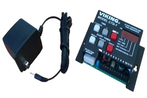 Viking ctg-1 clock controlled paging tone generator 260279 testd warnty for sale