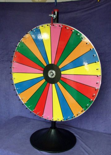 30&#034; dry erase color carnival spin to win prize wheel party rental trade show for sale