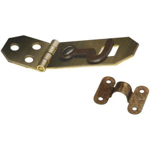 National Mfg. N211920 Decorative Hasp With Hook-3/4X2-3/4 AB HASP