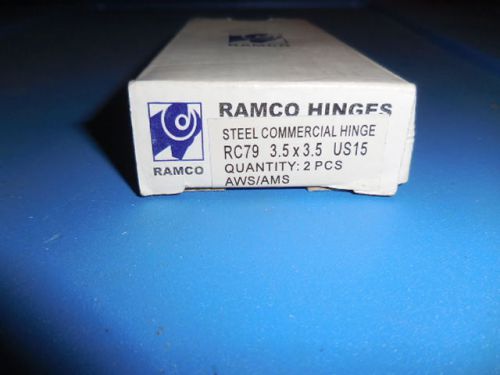 Ramco - steel commercial hinge rc79 3.5x3.5  us15 aws/ams   (2/box) for sale