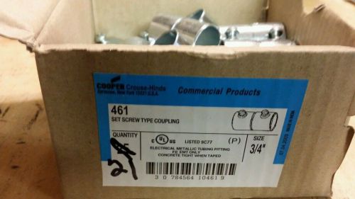(21)Cooper Crouse Hinds 461 Commercial Products Set Screw Coupling