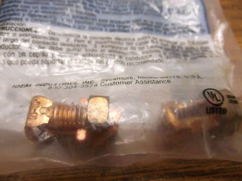 1 pack of ideal 770651l  2 copper split bolts for sale