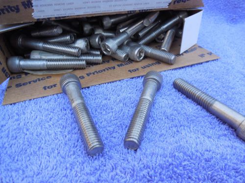 Stainless steel socket head cap screw qty 62  7/16 14 x 2-1/2 part thread for sale