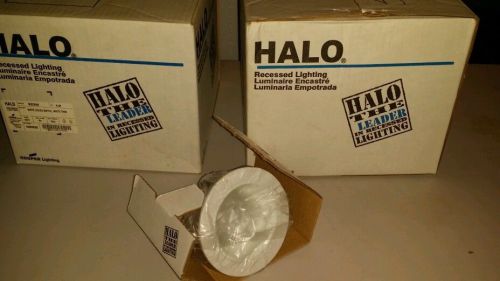 (16) NEW 4&#034; halo recessed can baffles white