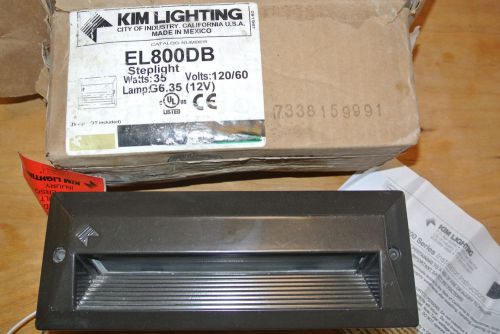 Hubbell Lighting - KIM EL800DB Steplight 35 Watts 120V Exterior Steplight new