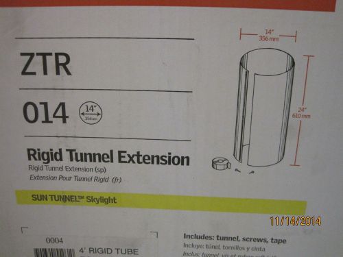 Velux sun tunnel rigid 14&#034; x 4&#039; tunnel extension - ztr 014 0004a for sale