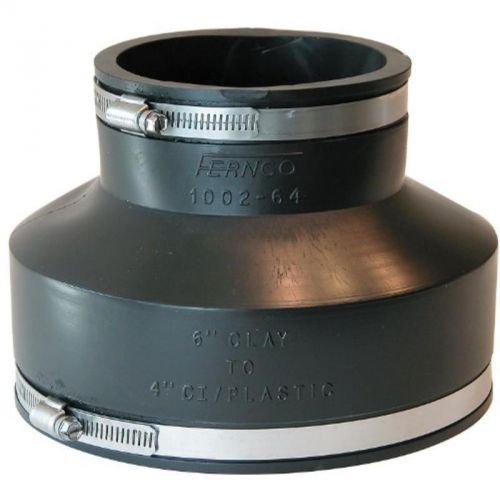 Fernco Flexible Transition Coupling 6&#034;X 4&#034; 1002-64 Fernco Abs - Dwv Couplings