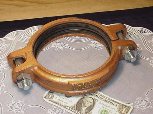 Victaulic Coupling Type 606 6 Inch CTS Copper Tubing Grooved Couplings 6&#034;-606