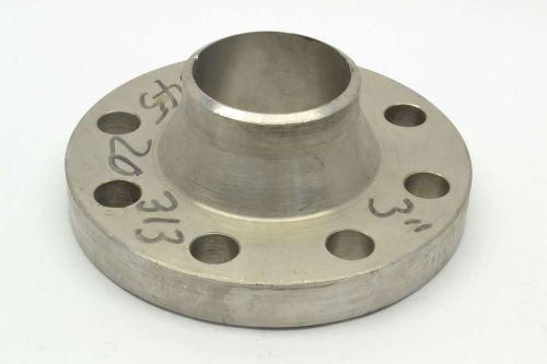 New a182f 3in 300 b16 8-1/4in od 8 bolt stainless flange pipe fitting b410032 for sale