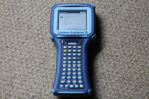 Carlson Explorer II Data Collector Handheld PC w/ SurvCE Total Station Software