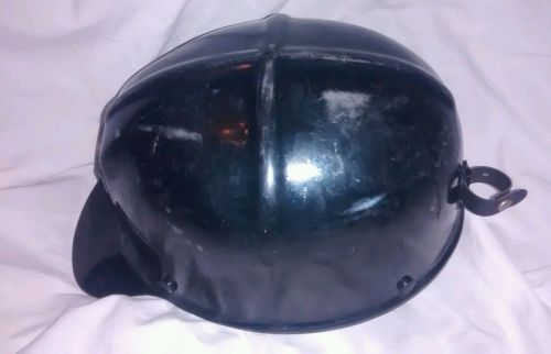 Black hard hat for coal miners