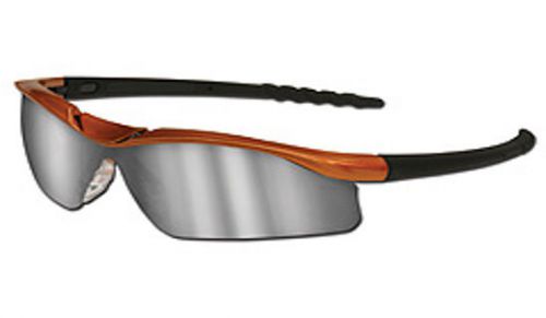 10.49*dallas safety glasses*nuclear orange/silver mirror*free expedited shipping for sale
