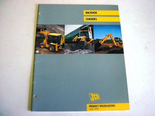 JCB Full Line Catalog 32 Pages,1997 Brochure                          #