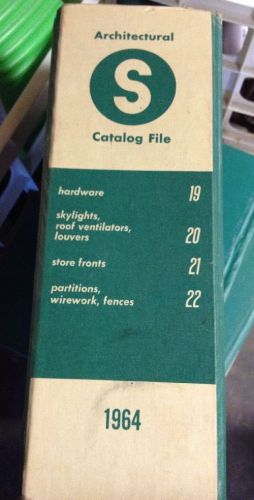 Sweets Architectural Catalog File 1964 Hardware Skylights Store Fronts Sec 19-22