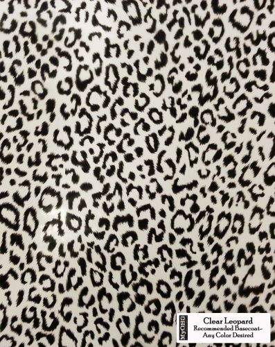 Clear Leopard -  Hydrographics / Water transfer printing Film