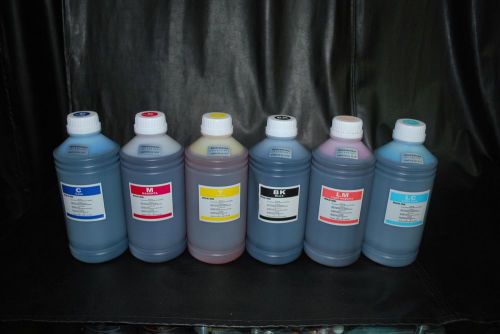 Water base dye ink for wide format roland mimaki mutoh epson 6 liters us seller for sale