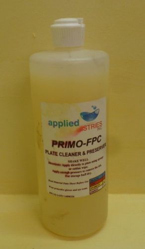 1 Quart Primo-FPC Plate Cleaner &amp; Preserver Ink Remover Applied Industries