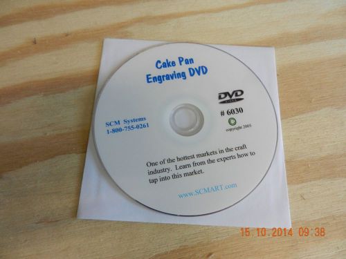 SCM 400XS High Speed Air Engraver Cake Pan Engraving Training DVD #6030