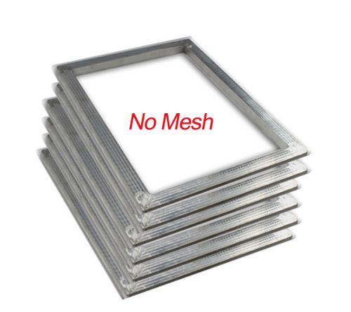 New 6pcs 7.5&#034;x10&#034; screen printing frames silk screen fabric mesh aluminum frame for sale