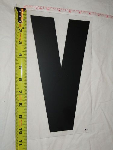Replacement Plastic Letter for Outdoor Marquee Portable Sign Plastic 11 inch &#034;V&#034;