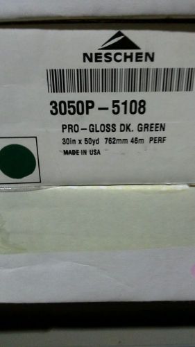 Pro gloss Dark green sign making  film vinyl 30&#034; x 50 yard