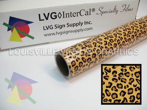 24&#034; wide leopard textured prints -art, craft &amp; graphics cutting vinyl for sale