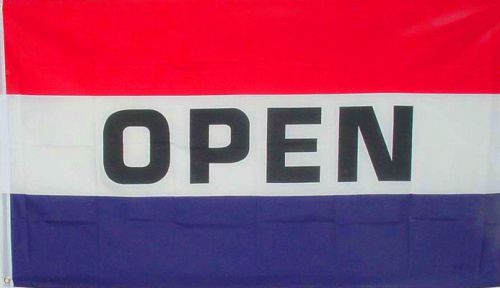 NEW 3X5FT OPEN FLAG BANNER STORE SIGN