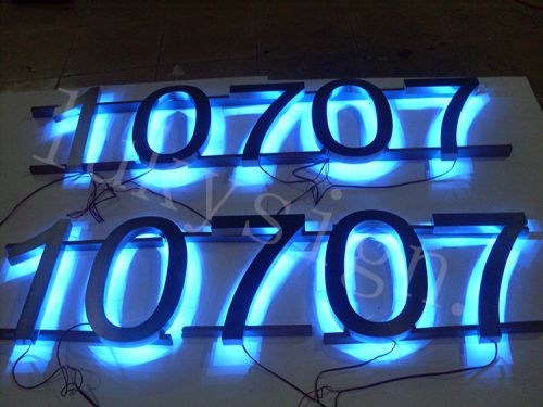 Fashion Style Customized Xmas LED Signs Stainless Steel Backlight Letters Logo