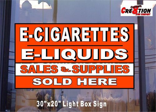 20&#034; x 30&#034; led light up sign- e cigarettes e liquids sales &amp; supplies sold here for sale