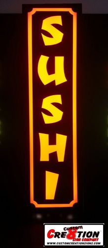 Led light box sign - sushi - 46&#034;x12&#034; window sign chinese food - neon/banner alt. for sale