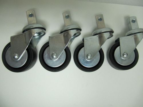 SET OF 4 LAUNDRY CART 2 1/2 INCH REPLACEMENT CASTERS FITS RB86G MODELS