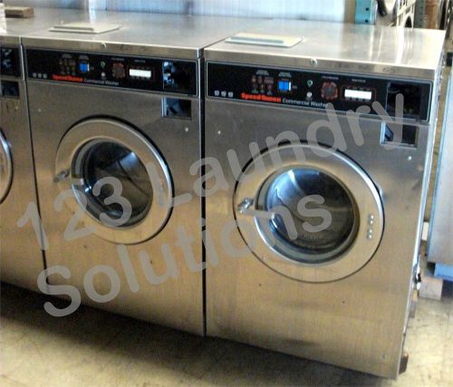 Speed Queen Front Load Washer 208-240v Stainless Steel SC30MD2OU60001 Used