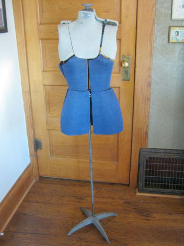 ANTIQUE DRESS FORM~ Industrial~Steampunk~Shabby ~ Mannequin Vintage~Machine Age