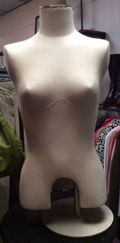 Female Mannequin Linen Torso With Metal Stand Retail Quality BERNSTEIN Display