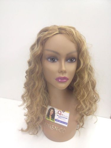 100% Human Hair MasterMix Milkyway Que New Loose Deep 5pc Mannequin Head #002