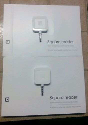 Set of (2) Square Register Debit/Credit Card Readers For Smartphones