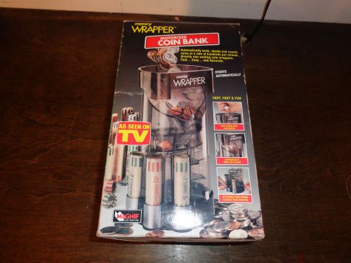 As Seen On TV Money Wrapper Motorized Coin Bank - Made In USA