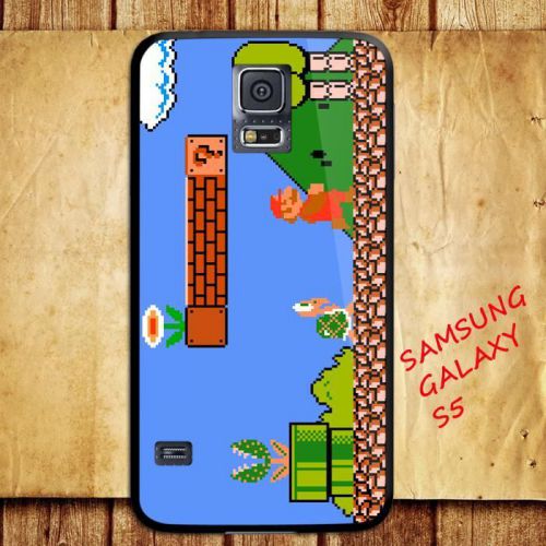 iPhone and Samsung Galaxy - Play Logo Super Mario Bros Nintendo Game - Case