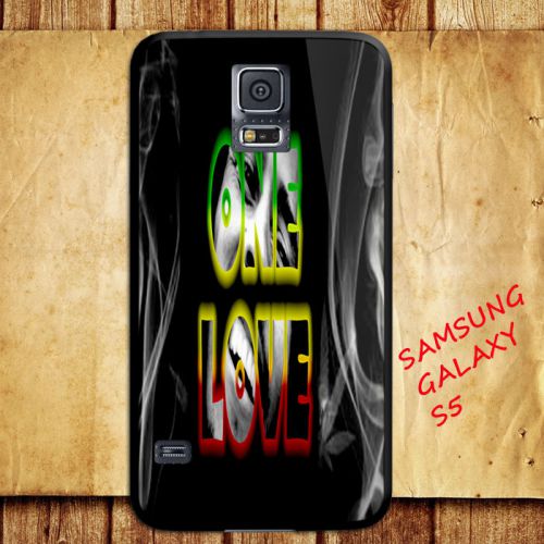 iPhone and Samsung Galaxy - One Love Smoke Bob Marley Reggae Legend - Case