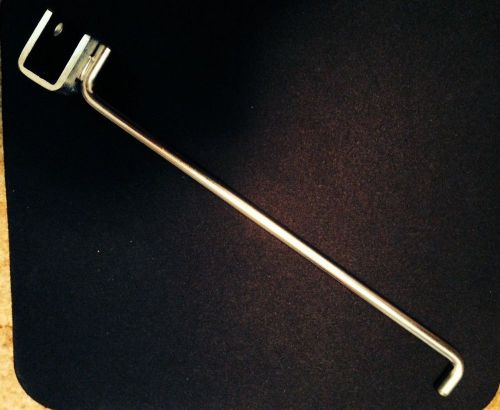 Commercial shelving bracket hook for rectangular tubing racks 8&#034; peg nib 100pc for sale