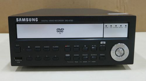 Samsung srd-470dp 4 channel cctv dvr dvd player recorder with 2000gb 2tb hdd for sale