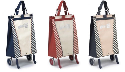GIMI Bella Shopping Bag on Wheels, shopping trolley /caddie, folds to purse size